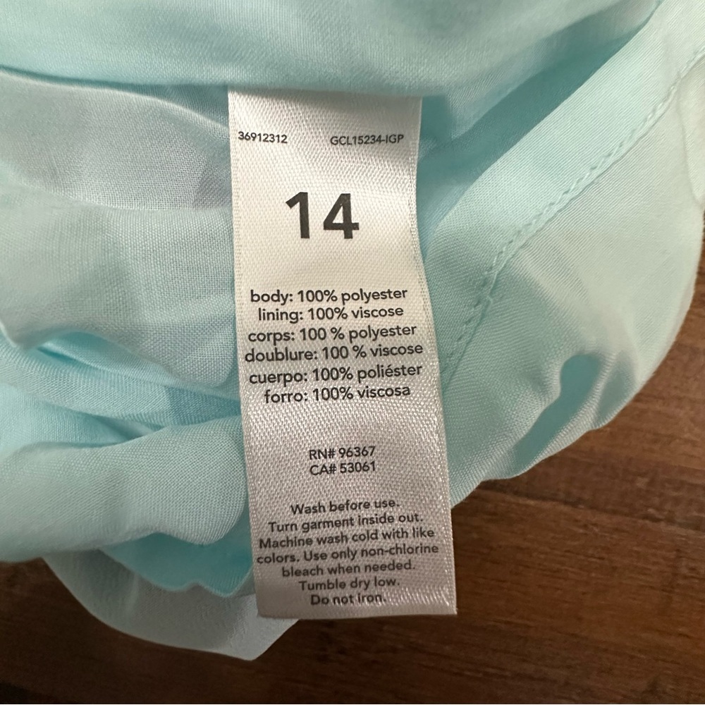 Oshkosh B'gosh Toddler Girls Floral Dress Size 14 NEW Ruffle - Picture 6 of 6